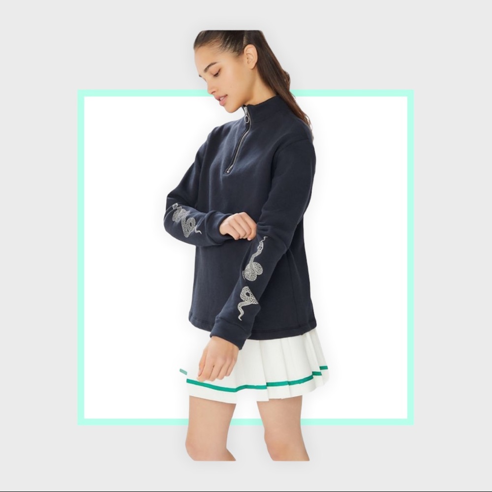 Urban outfitters Future State black snake sleeve sweatshirt.